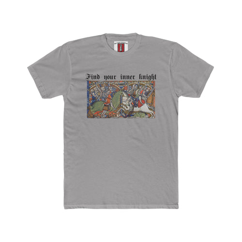 Copy of Unisex Cotton Crew Tee - The Iron Gauntlet "Find your inner knight" Graphic Tee