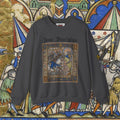 Iron Discipline Crewneck Sweatshirt — Medieval Gauntlet Graphic
