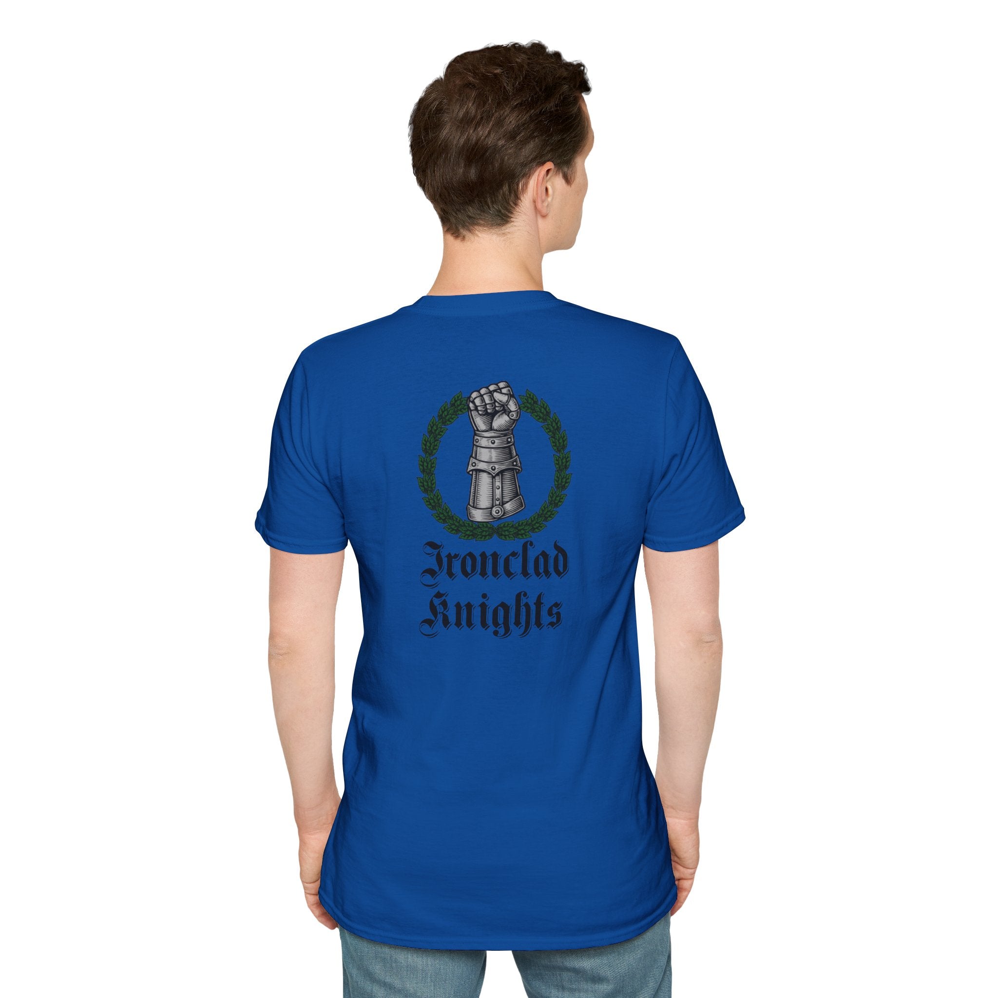 Battle-Scarred T-Shirt — Vintage Medieval Armor Graphic Tee