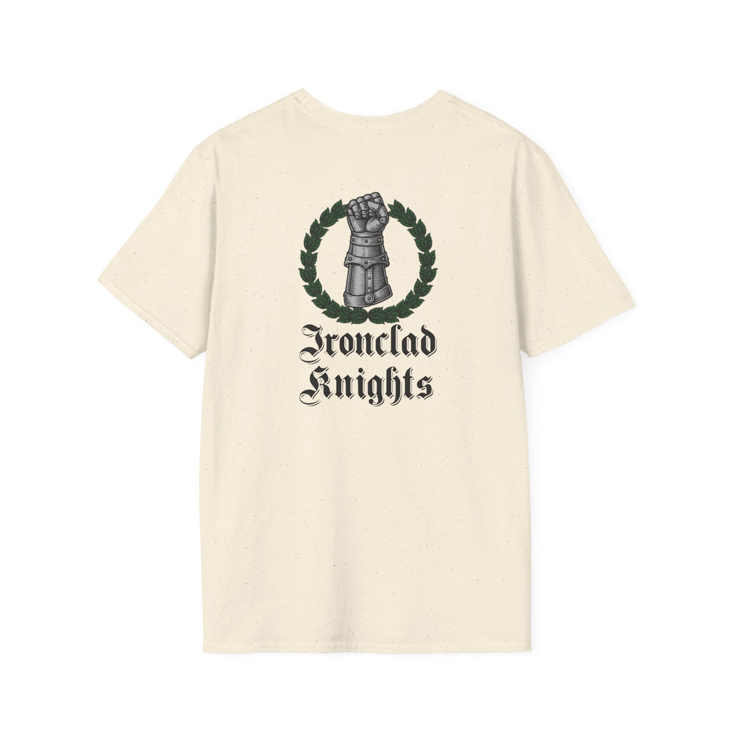 Battle-Scarred T-Shirt — Vintage Medieval Armor Graphic Tee