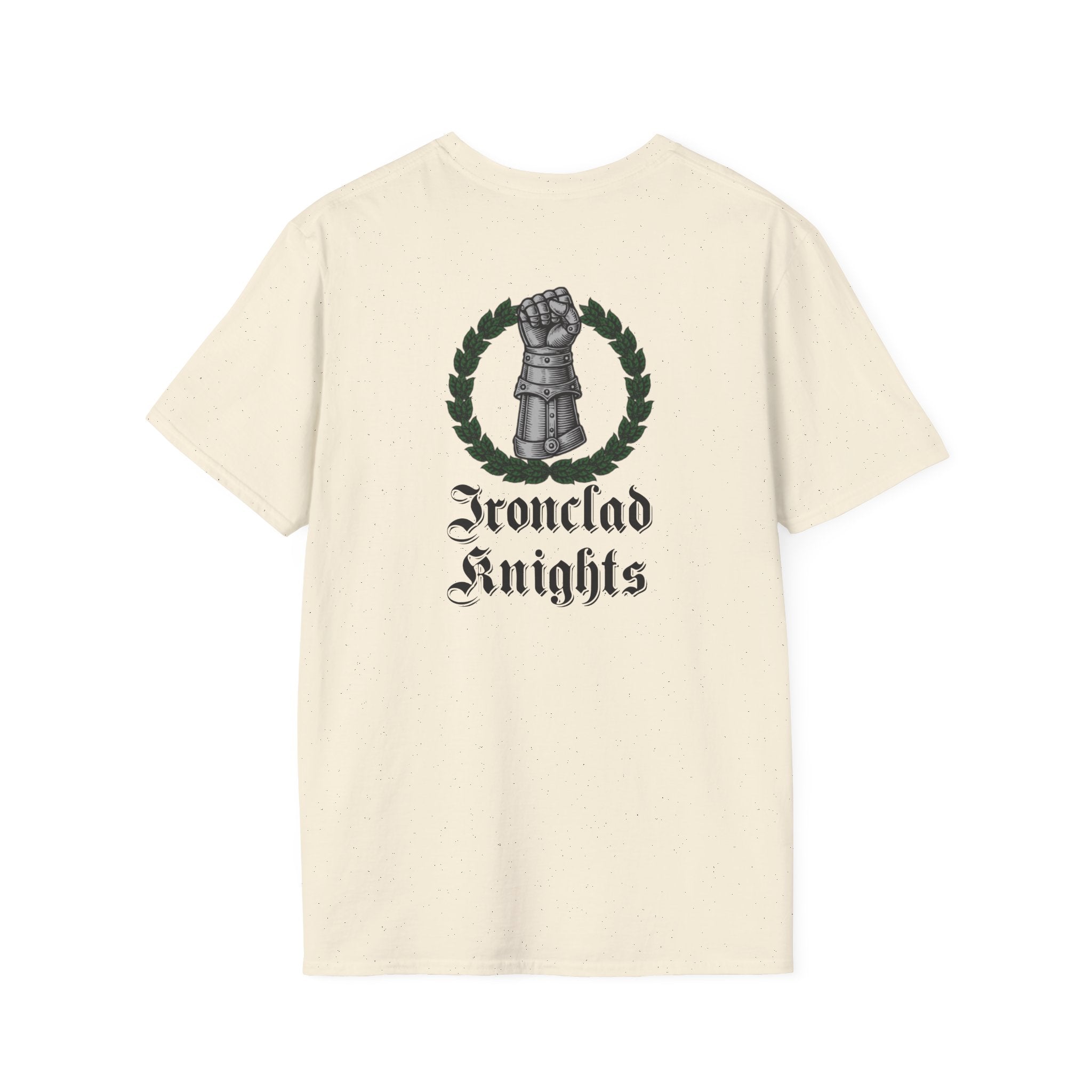 Battle-Scarred T-Shirt — Vintage Medieval Armor Graphic Tee