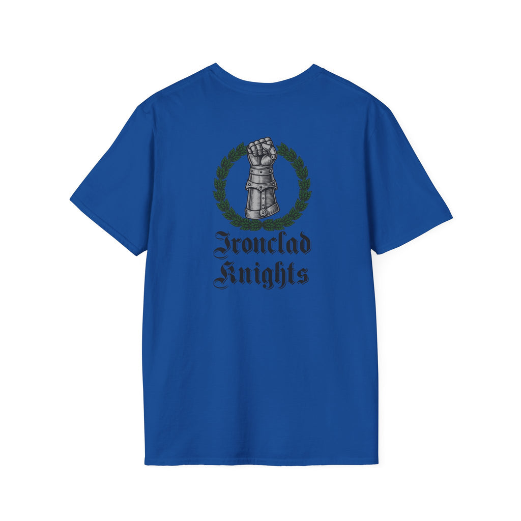 Battle-Scarred T-Shirt — Vintage Medieval Armor Graphic Tee
