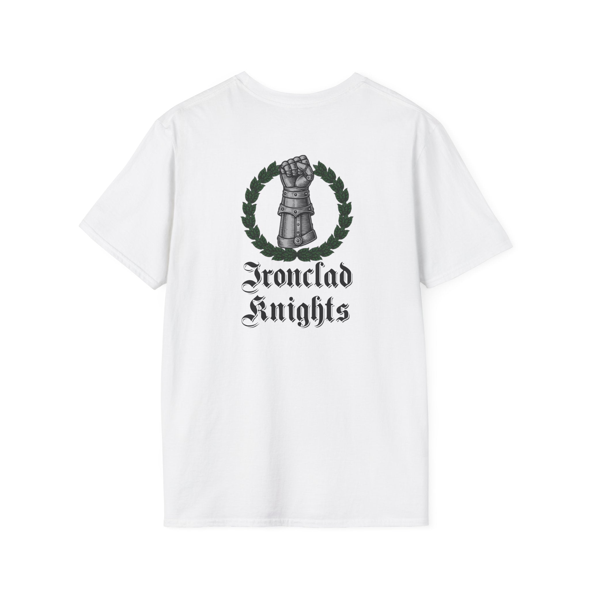 Battle-Scarred T-Shirt — Vintage Medieval Armor Graphic Tee