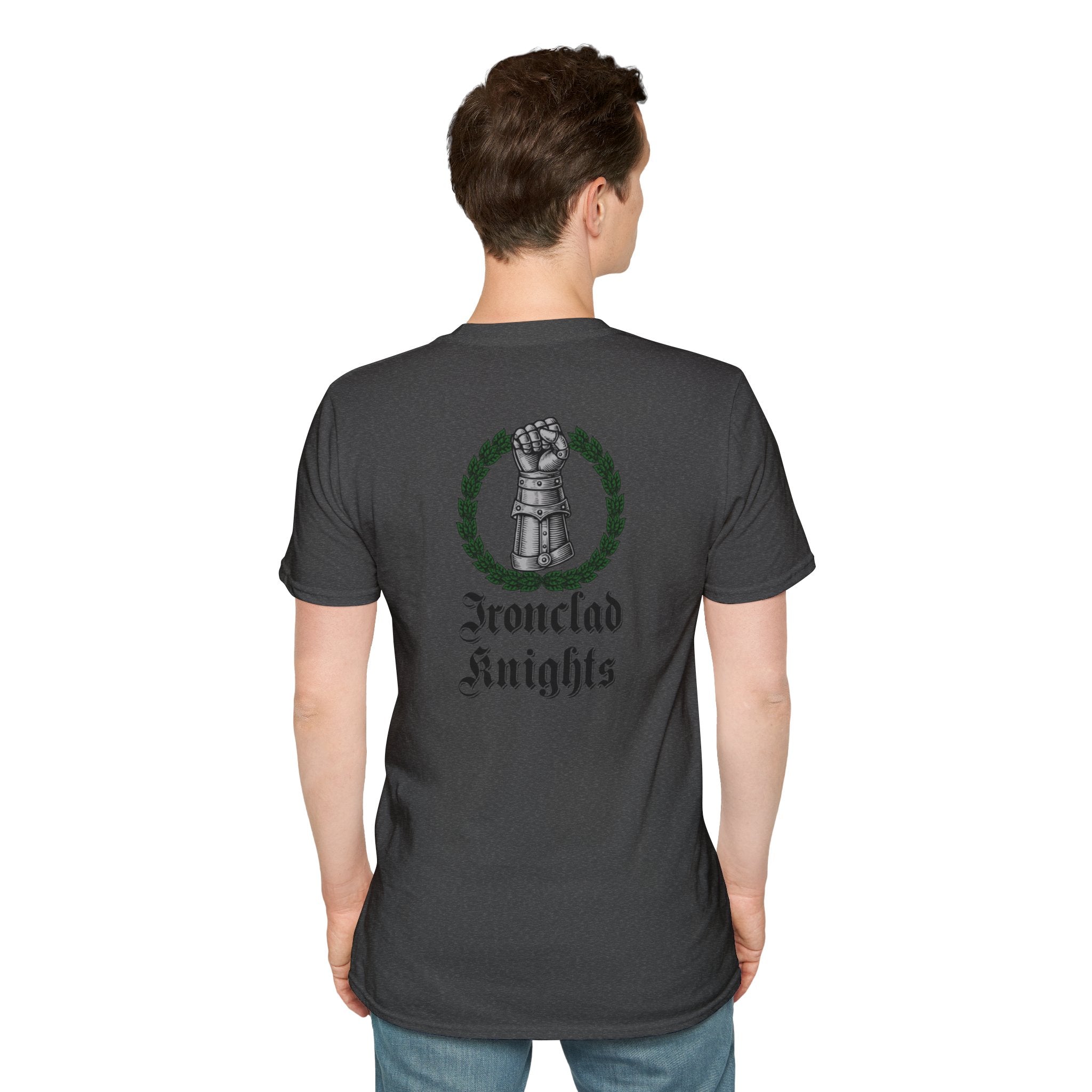 Battle-Scarred T-Shirt — Vintage Medieval Armor Graphic Tee