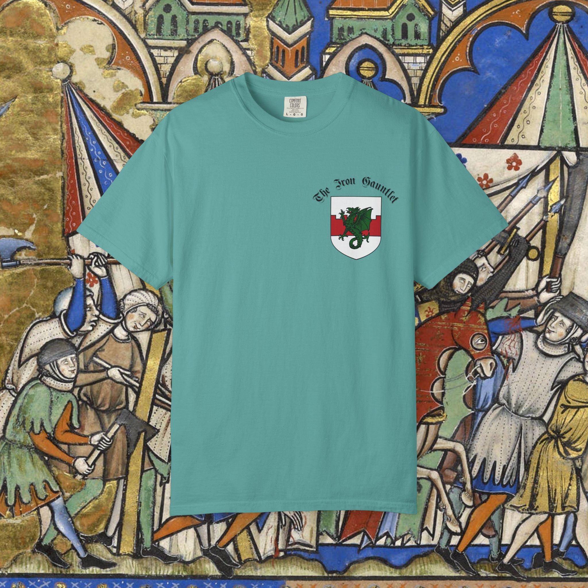 Not All Heroes Fight, Some Just Hug It Out — Funny Medieval T-Shirt