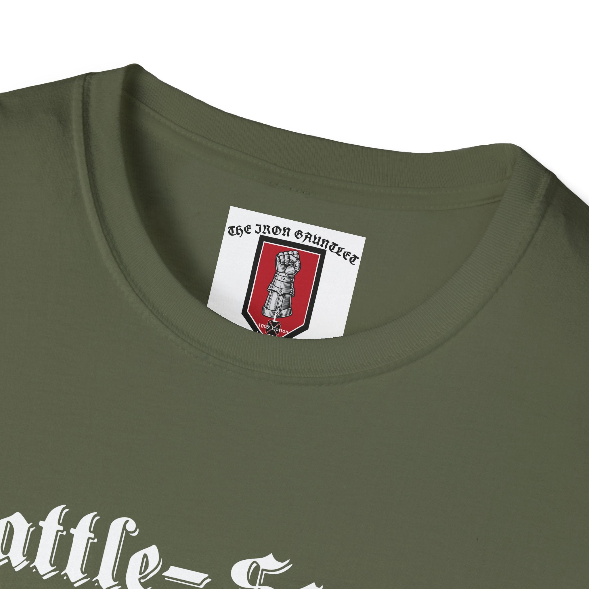Battle-Scarred T-Shirt — Vintage Medieval Armor Graphic Tee