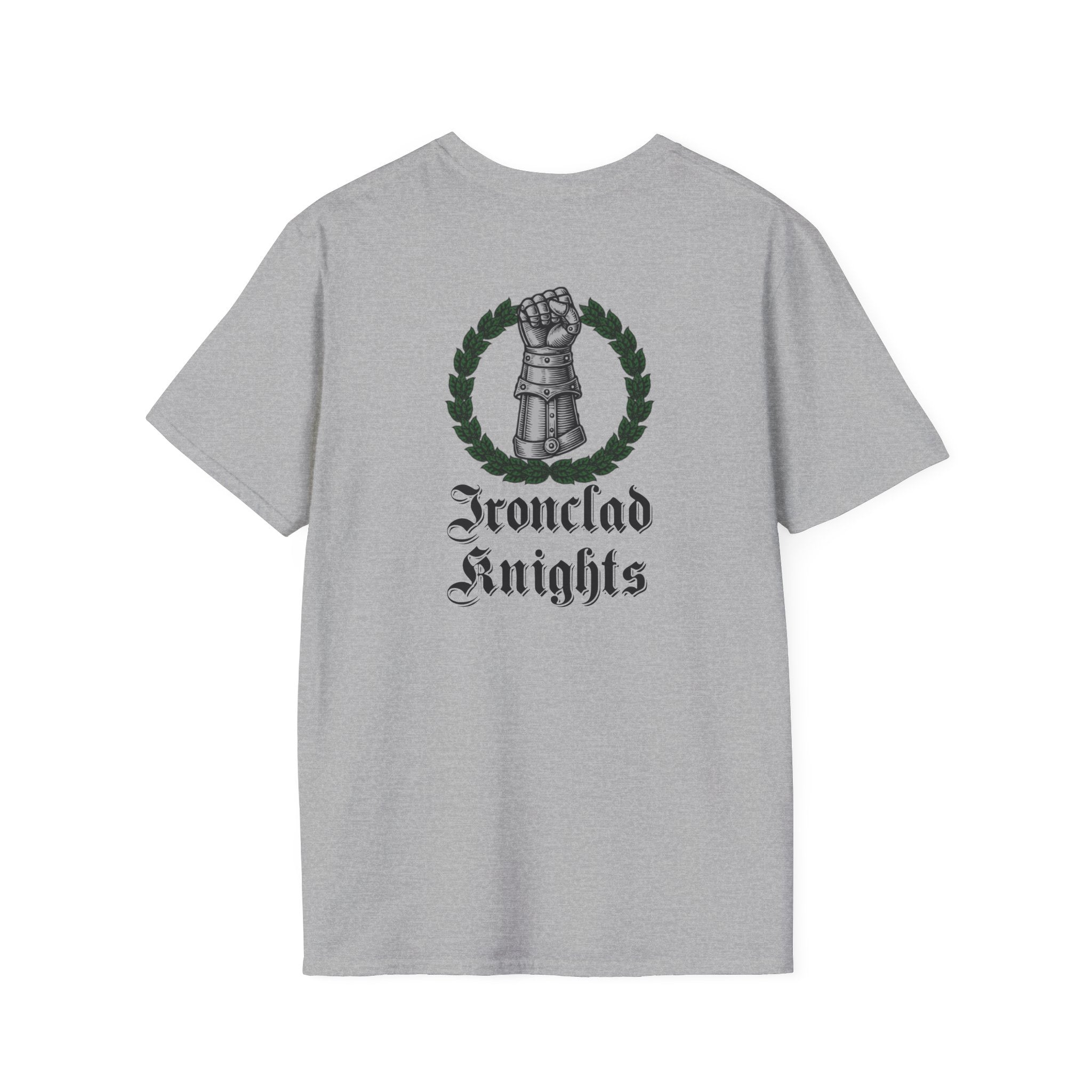 Battle-Scarred T-Shirt — Vintage Medieval Armor Graphic Tee