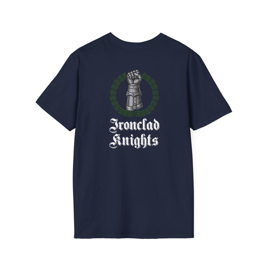 Battle-Scarred T-Shirt — Vintage Medieval Armor Graphic Tee