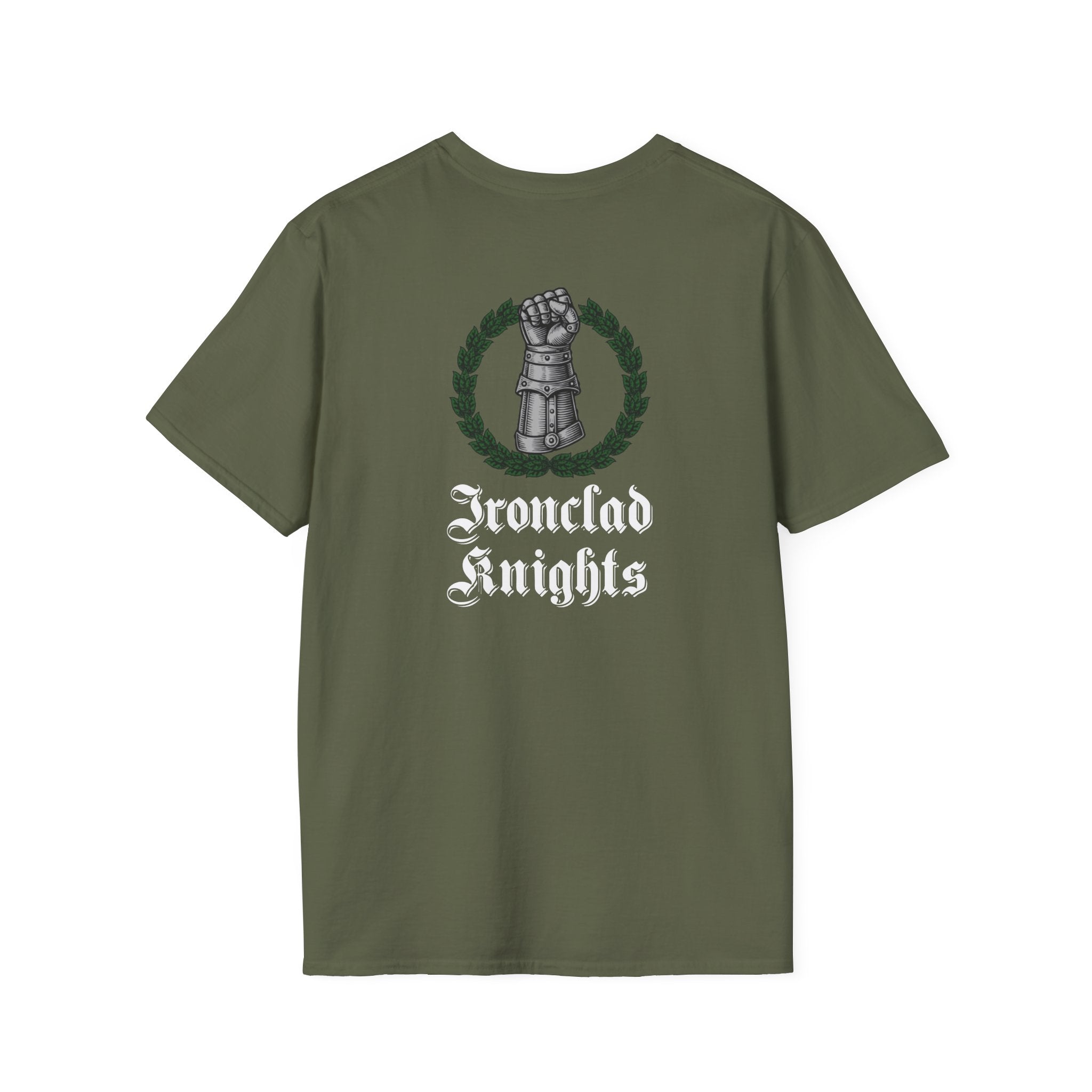 Battle-Scarred T-Shirt — Vintage Medieval Armor Graphic Tee