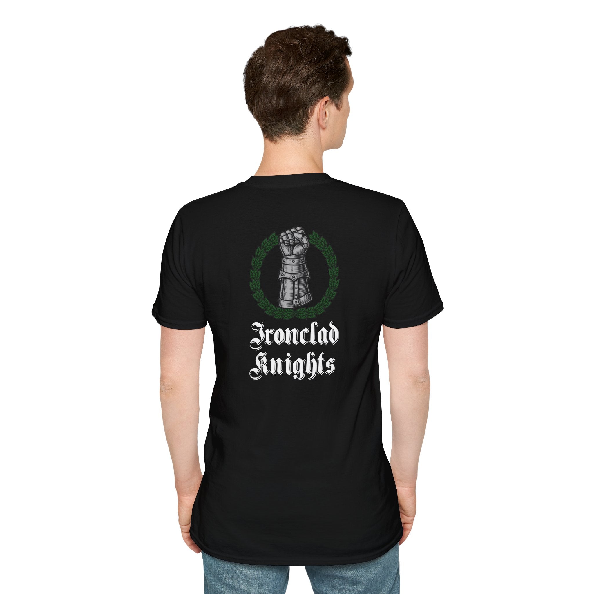 Battle-Scarred T-Shirt — Vintage Medieval Armor Graphic Tee