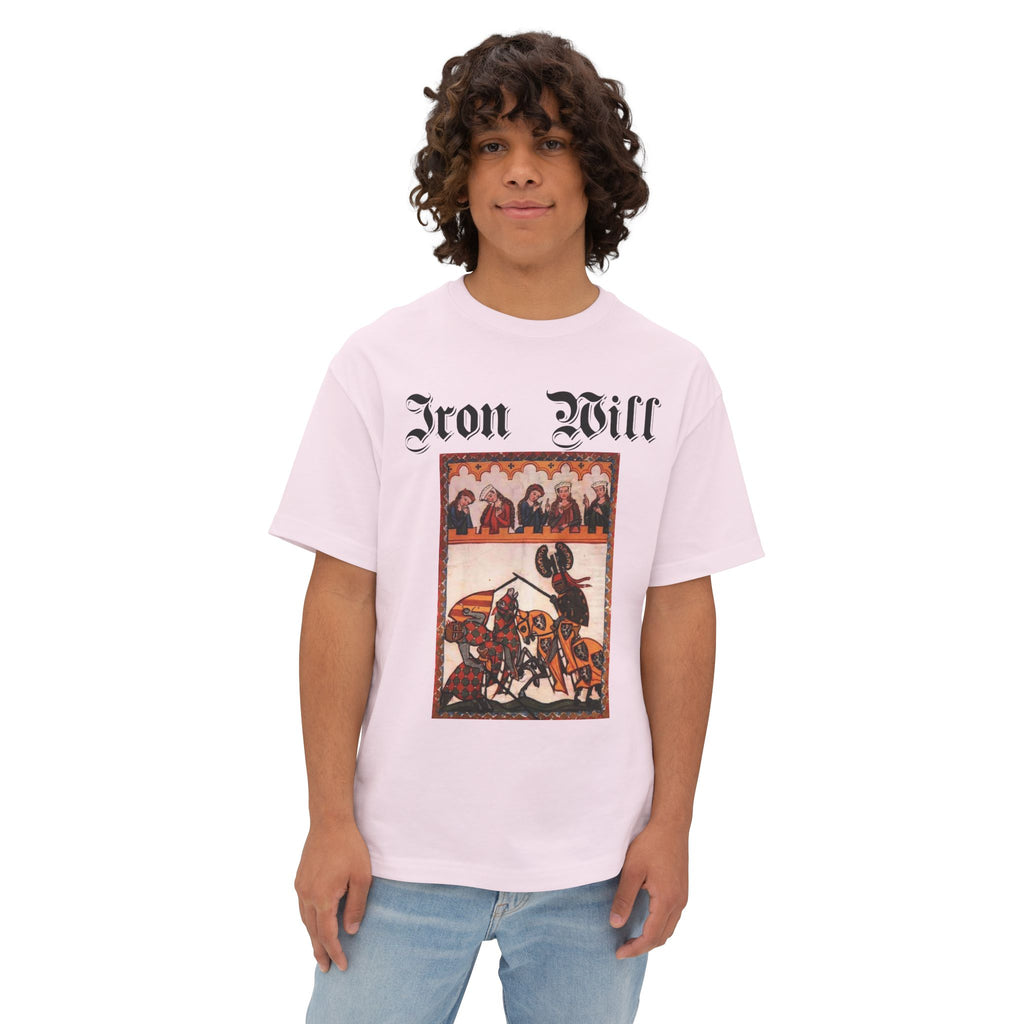 Iron Gauntlet Tee — Medieval Knight Graphic T‑Shirt (Front/Back)