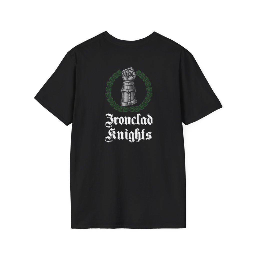 Battle-Scarred T-Shirt — Vintage Medieval Armor Graphic Tee