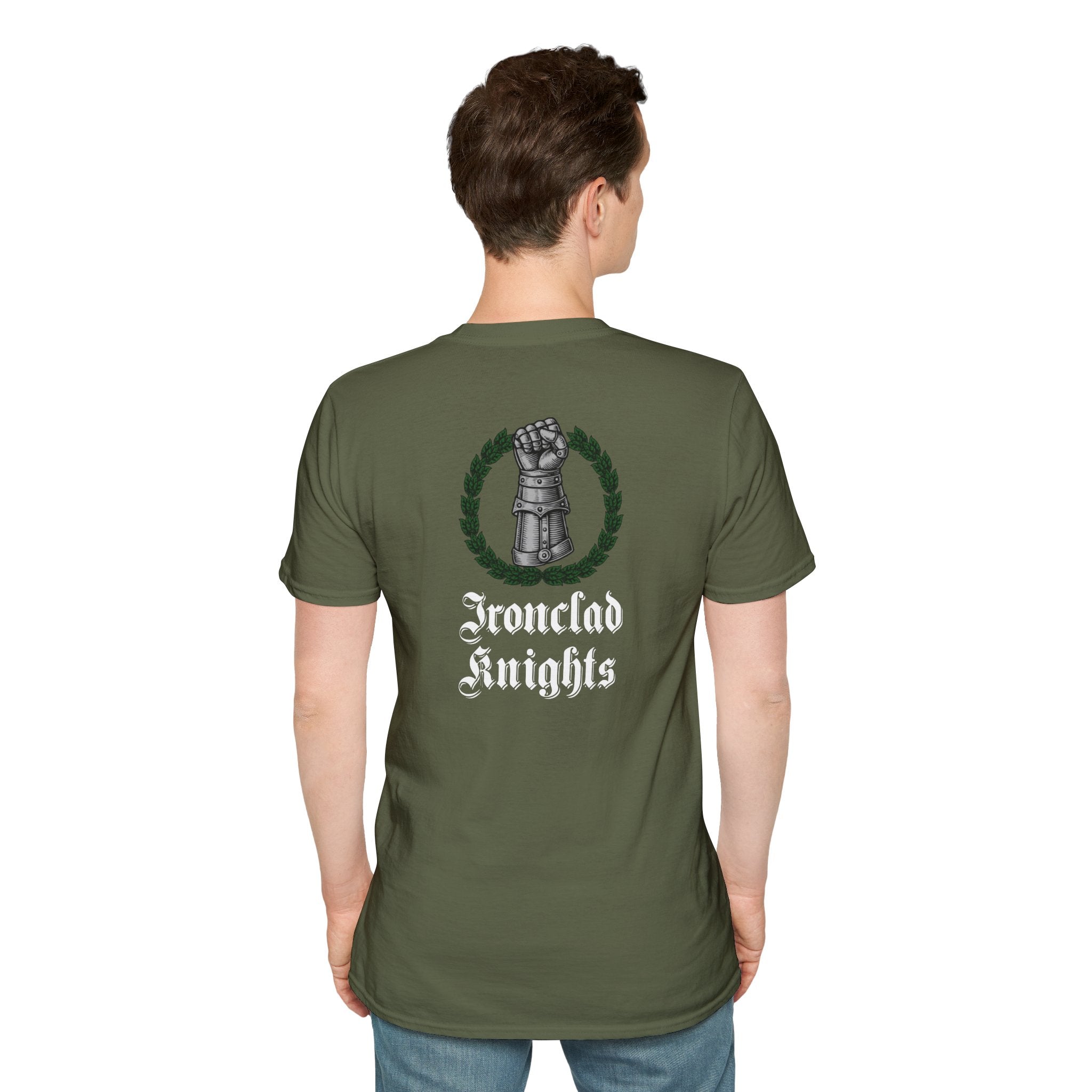 Battle-Scarred T-Shirt — Vintage Medieval Armor Graphic Tee