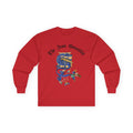 Medieval Gauntlet Long Sleeve Tee — 'The Iron Gauntlet' Dragon Crest Shirt