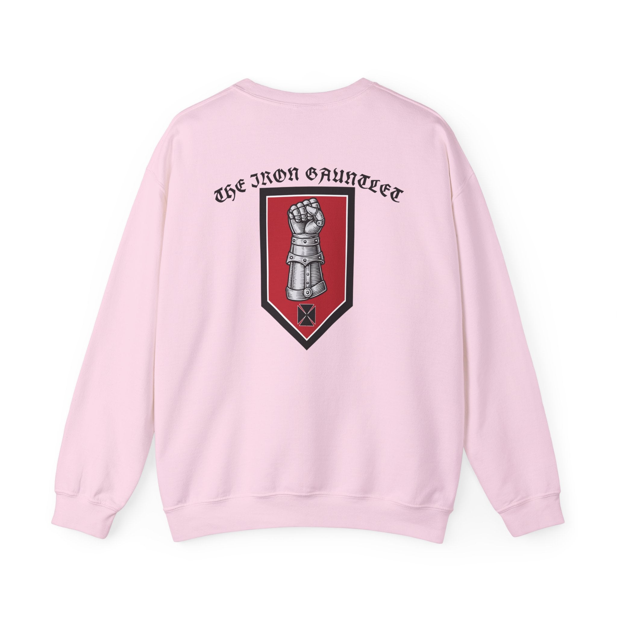 Medieval Knight Crewneck Sweatshirt — 'The Iron Gauntlet' Graphic