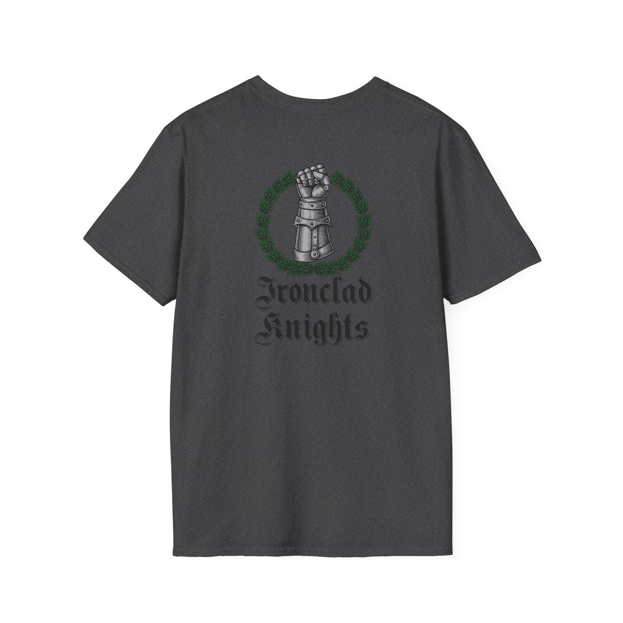 Battle-Scarred T-Shirt — Vintage Medieval Armor Graphic Tee