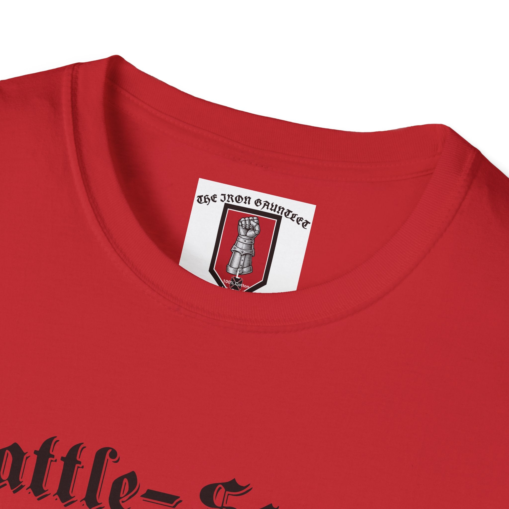 Battle-Scarred T-Shirt — Vintage Medieval Armor Graphic Tee