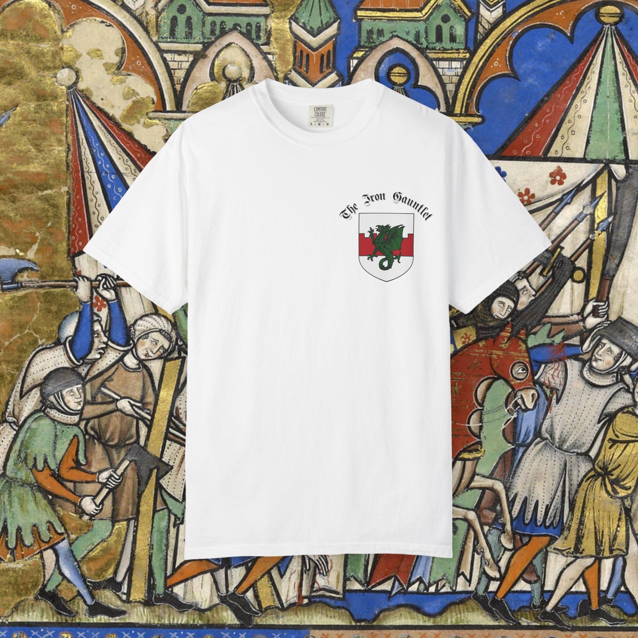 Not All Heroes Fight, Some Just Hug It Out — Funny Medieval T-Shirt