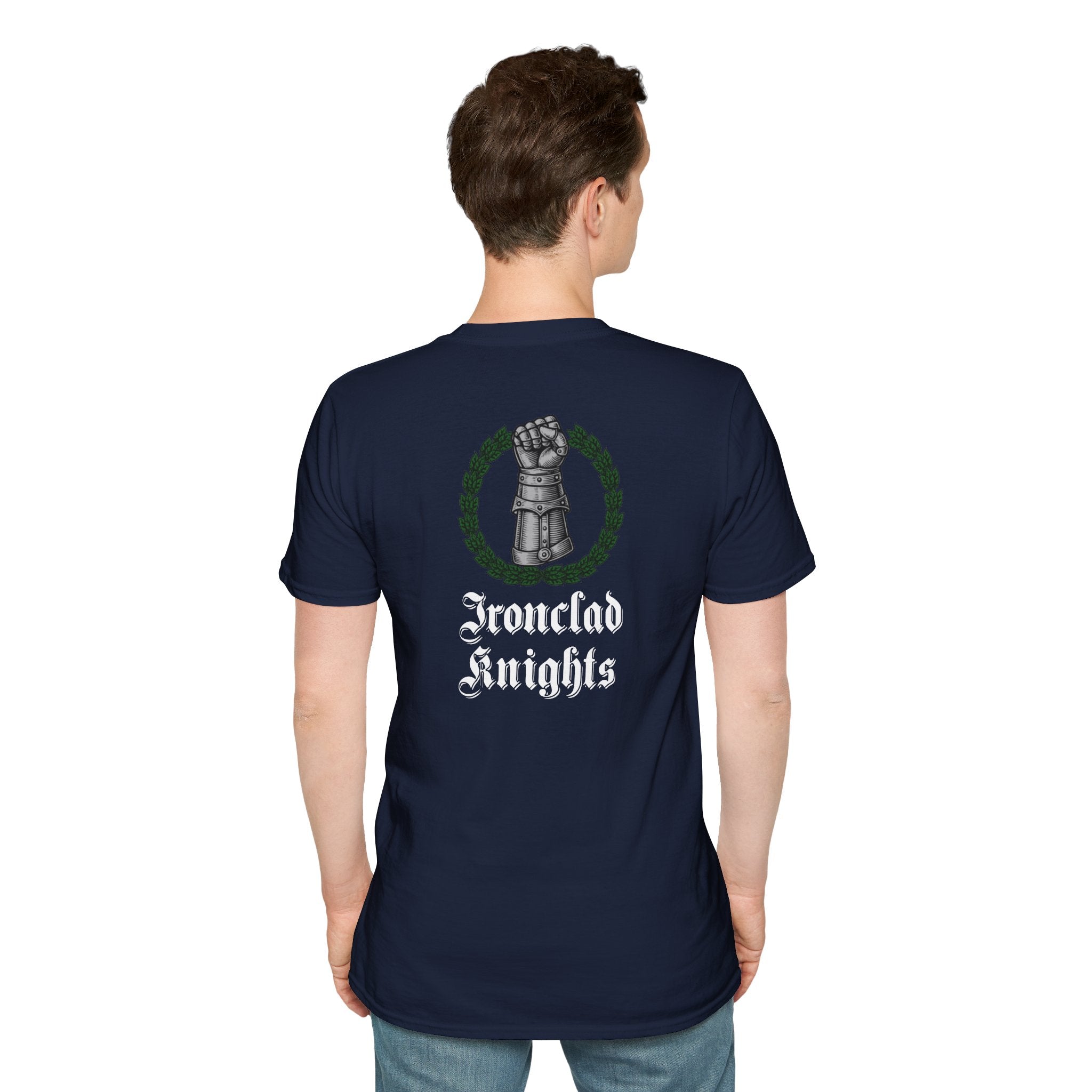 Battle-Scarred T-Shirt — Vintage Medieval Armor Graphic Tee