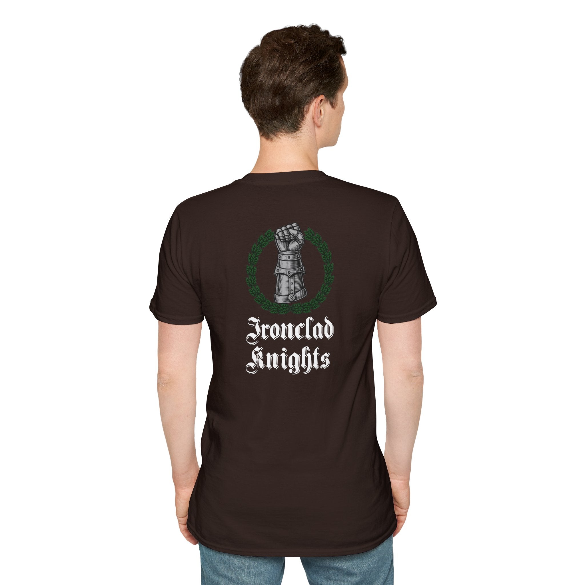 Battle-Scarred T-Shirt — Vintage Medieval Armor Graphic Tee