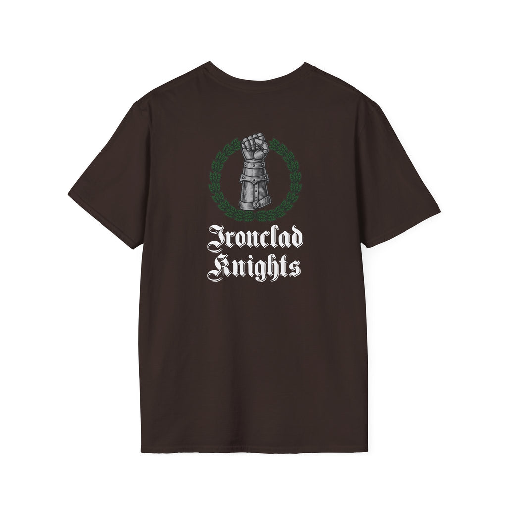 Battle-Scarred T-Shirt — Vintage Medieval Armor Graphic Tee