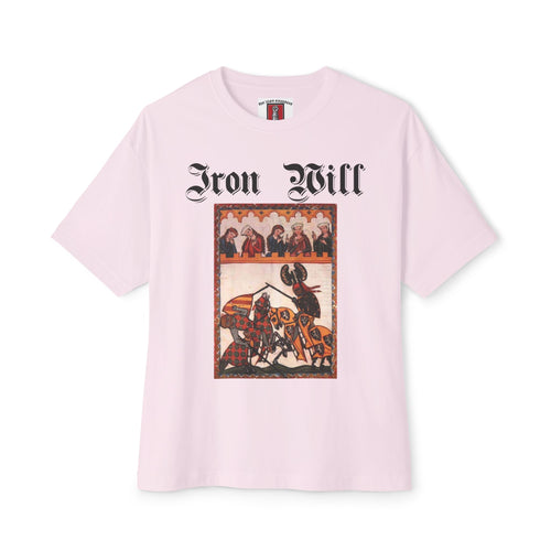 Iron Gauntlet Tee — Medieval Knight Graphic T‑Shirt (Front/Back)