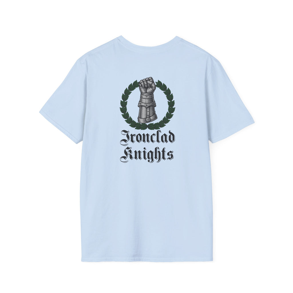 Battle-Scarred T-Shirt — Vintage Medieval Armor Graphic Tee